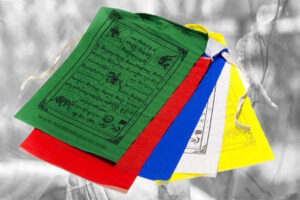 Banderin de plegarias tibetanas